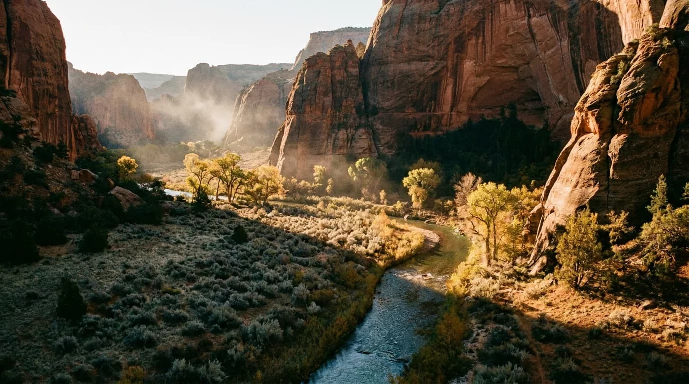 Fly fishing water in Arizona