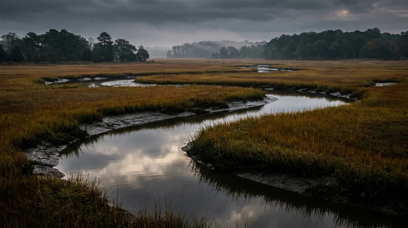 Fly fishing water in Delaware
