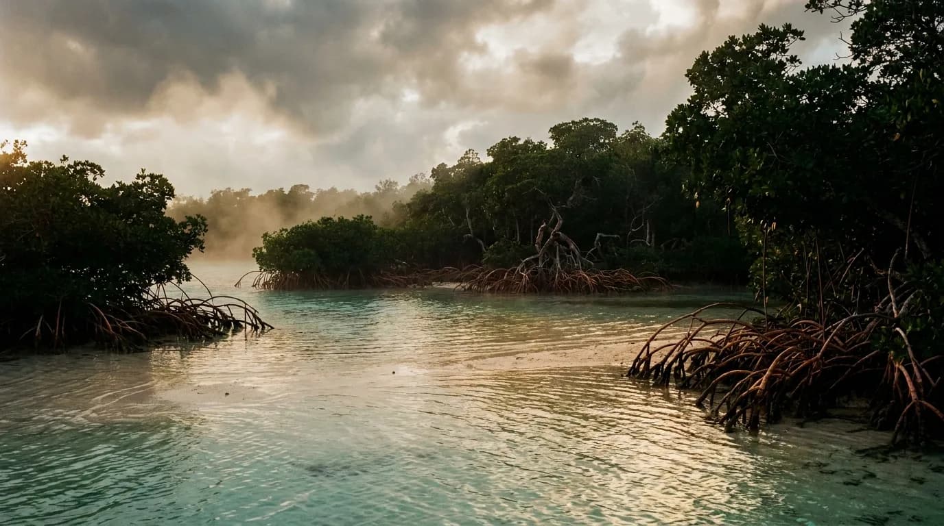 Fly fishing water in Florida