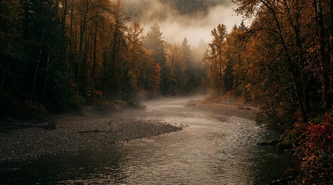 Fly fishing water in Michigan
