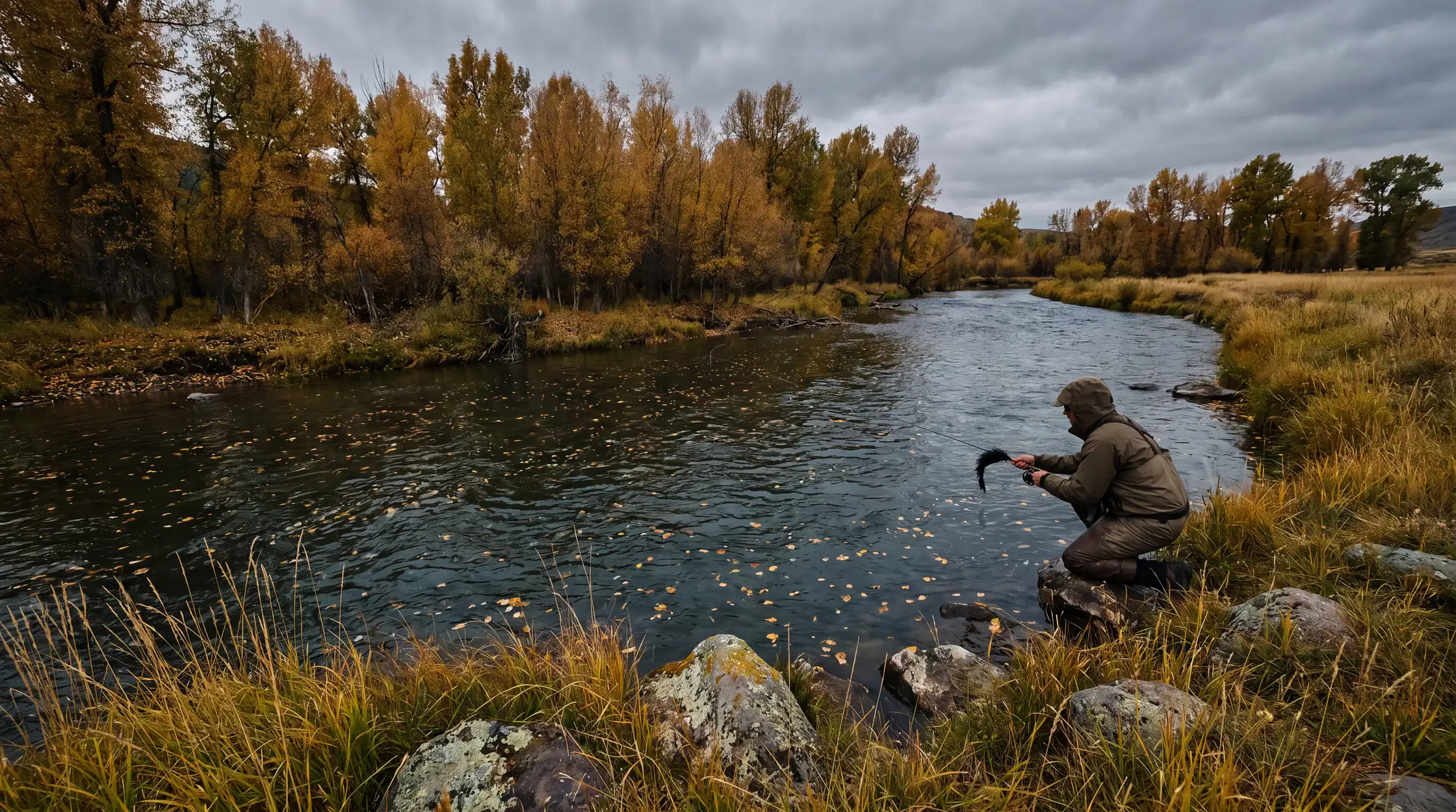 Fall Streamer Fishing on Private Water: When Big Browns Show Themselves