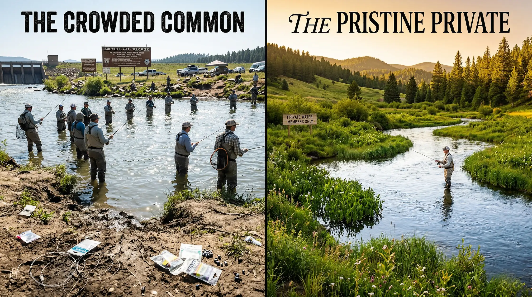 Private vs. Public Water Fly Fishing: What's the Difference?